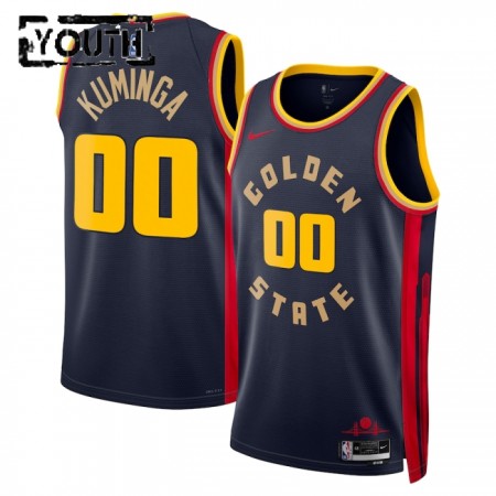 Dres Golden State Warriors Jonathan Kuminga Nike 2024-25 City Edition Navy Swingman - Dječji